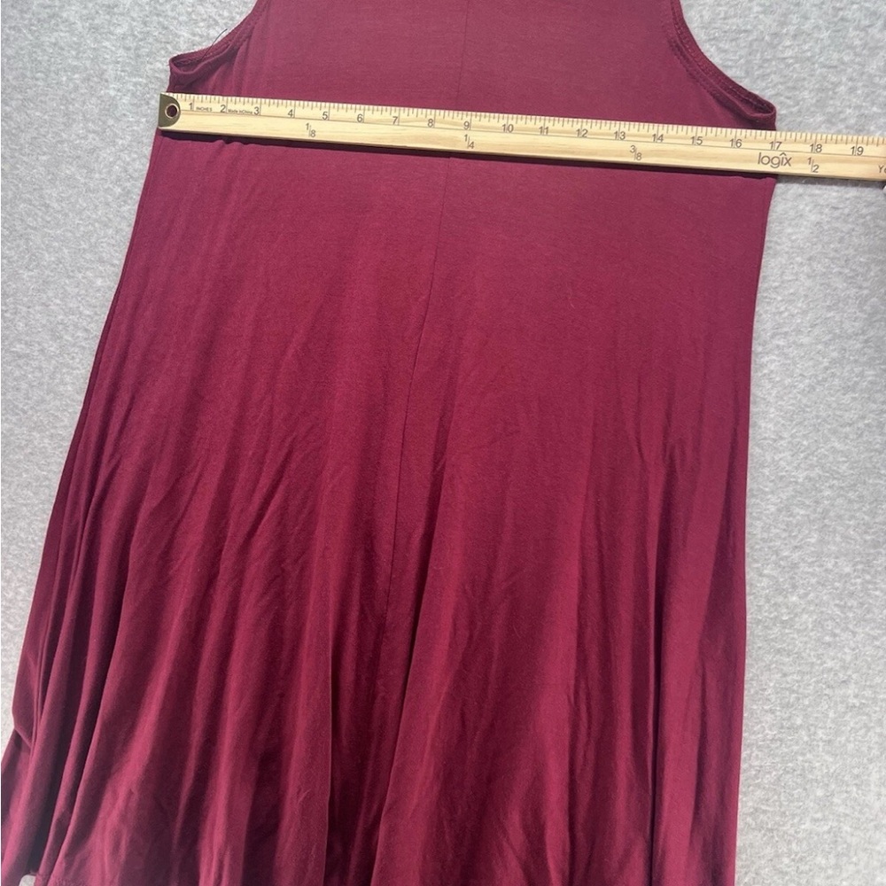 A. Byer Sleeveless Wine Midi Dress - Picture 7 of 8
